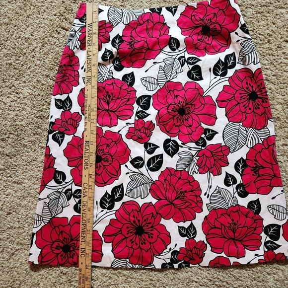 VTG Dorby 2 piece skirt set Size 12 Colors magenta black white - Picture 4 of 15